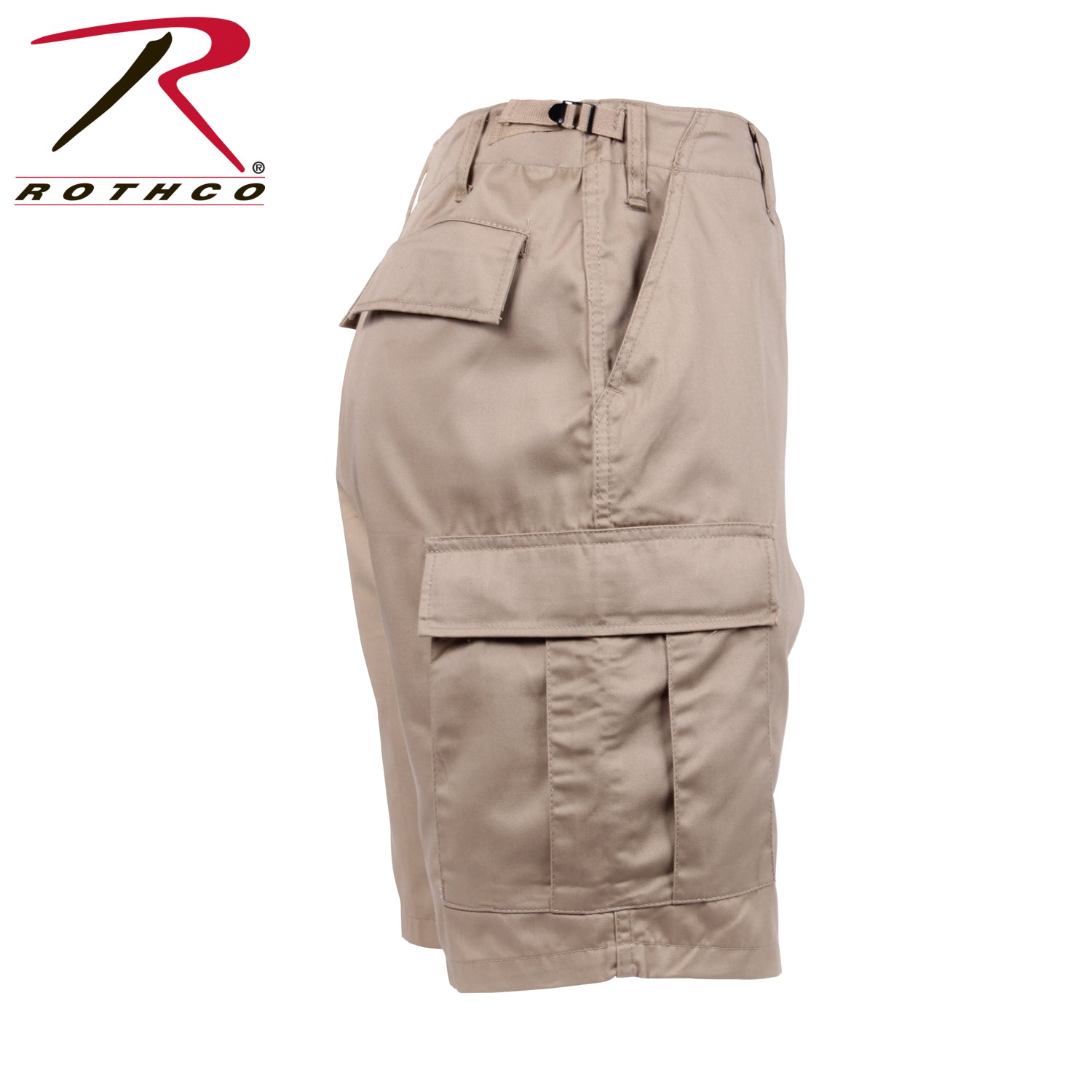 Rothco Tactical BDU Shorts Khaki Size Small – Durable Military-Style Cargo Shorts for Field & Outdoor Use