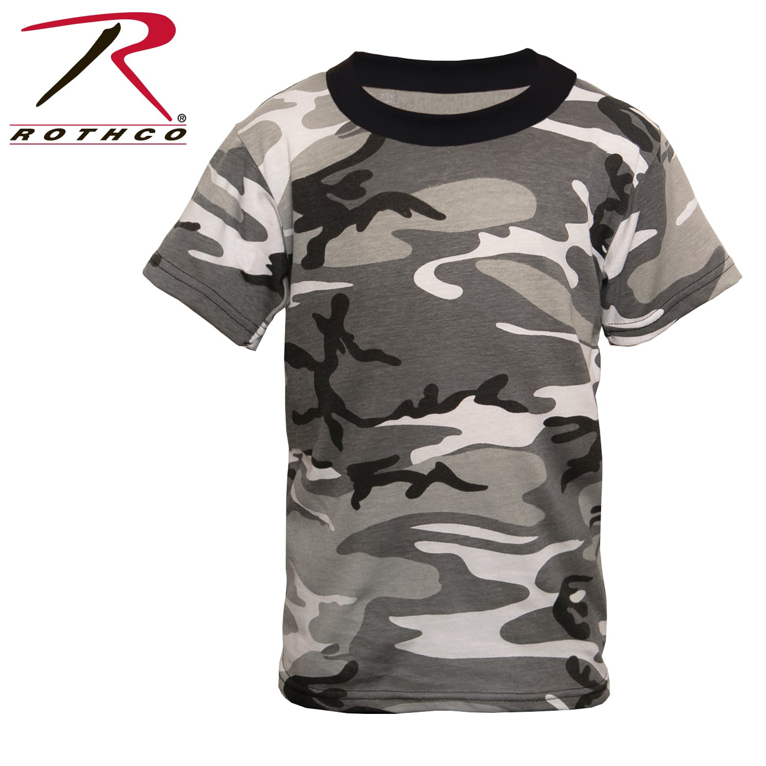 Rothco Kids Camo T-Shirt City Camo Size Small for Outdoor Adventures