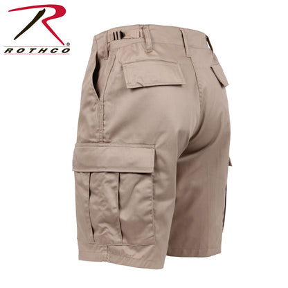 Rothco Tactical BDU Shorts Khaki Size M - Military-Grade Cargo Shorts for Tactical and Outdoor Use