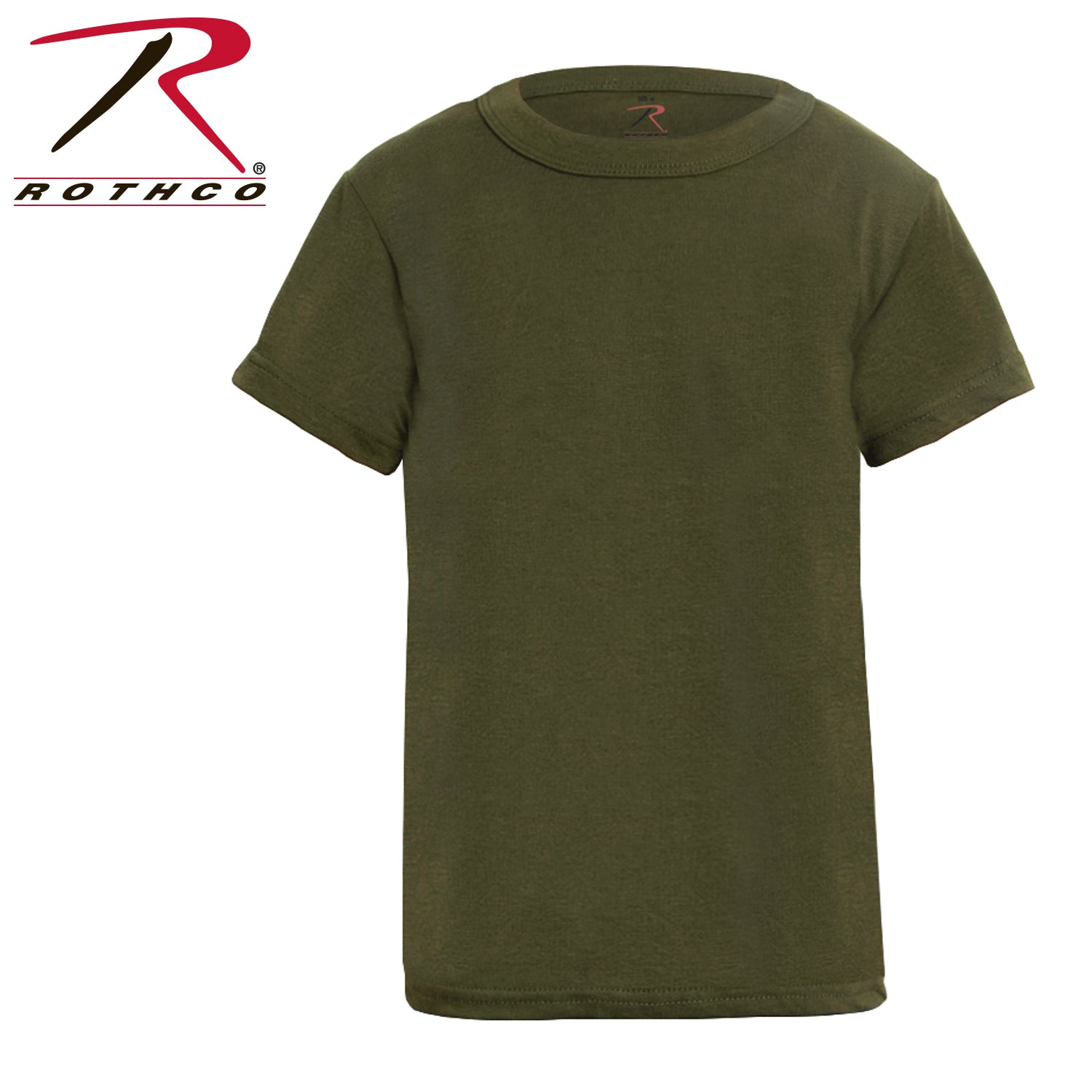 Rothco Kids T-Shirt Olive Drab Size XL – Durable Youth Short Sleeve Tee for Active Kids