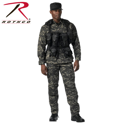 Rothco Tactical Assault Vest with Adjustable Padded Shoulder Straps and Multiple Pockets - Part Number 6580