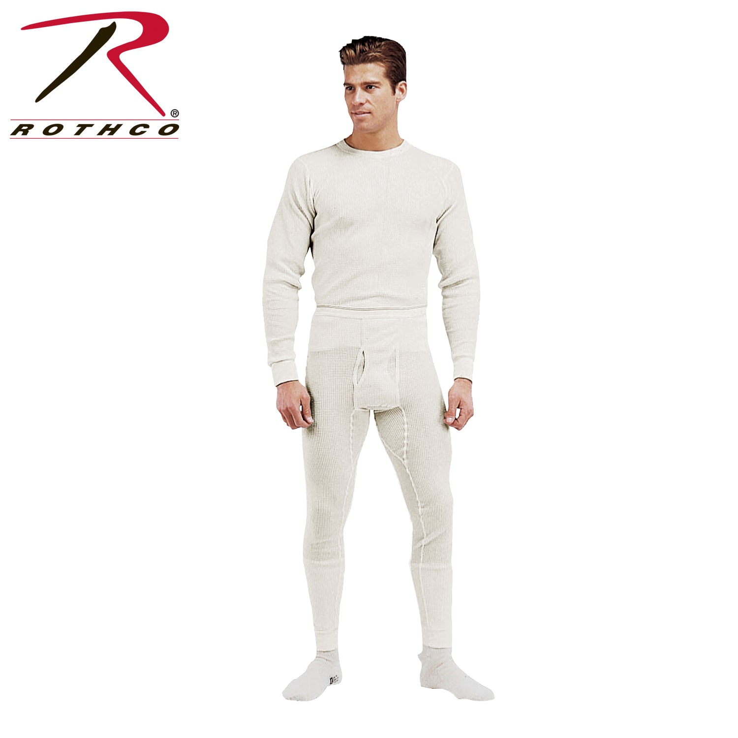 Rothco Thermal Knit Underwear Bottoms in Natural, Size 3XL
