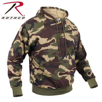 Rothco Camo Pullover Hooded Sweatshirt 3XL Woodland Camo