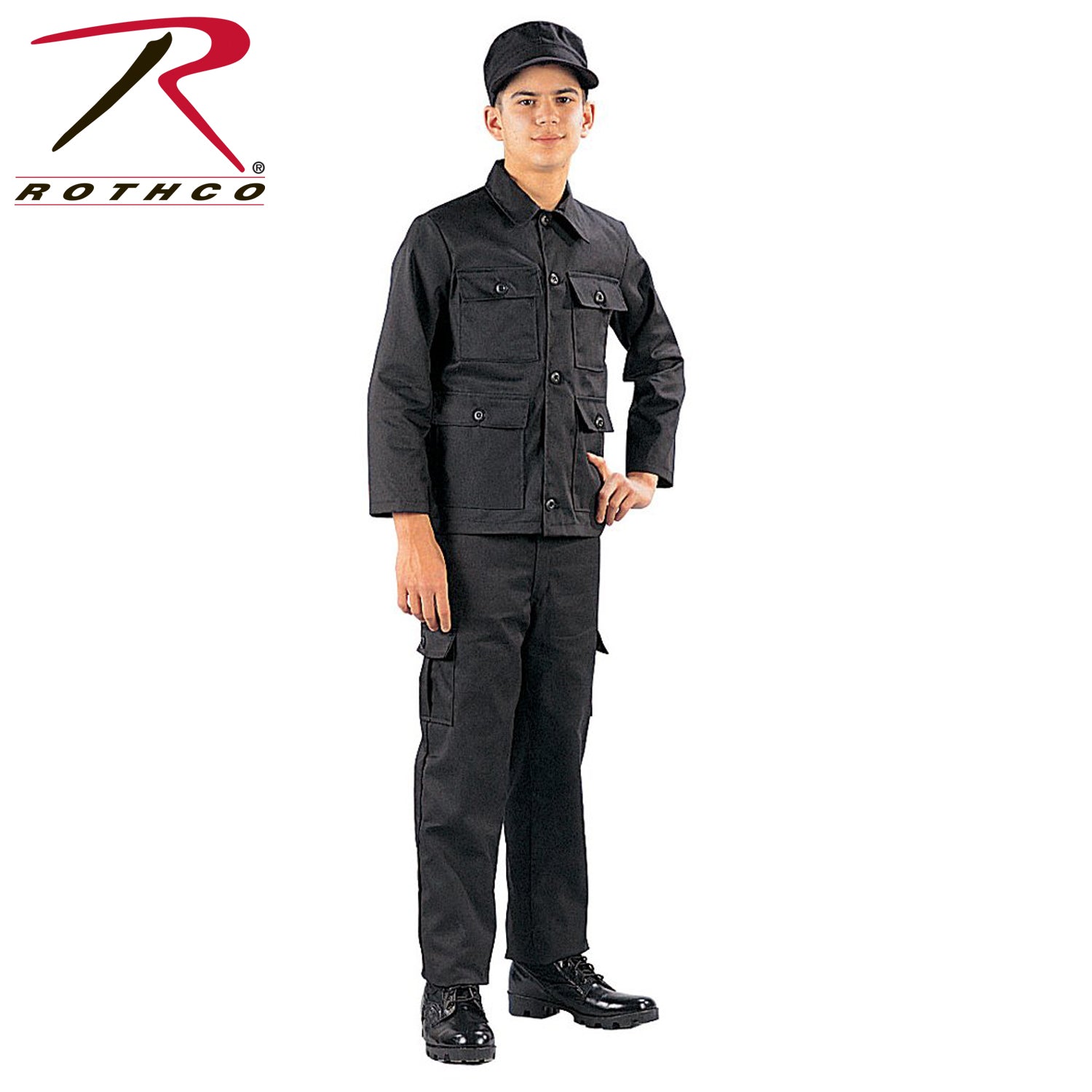 Rothco Kids Cargo Pants Black Size 12 – Durable and Comfortable Children's Hiking Pants
