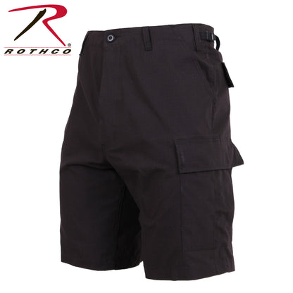 Rothco Rip-Stop BDU Shorts, Black, Size S, Part Number 7047-BK-S