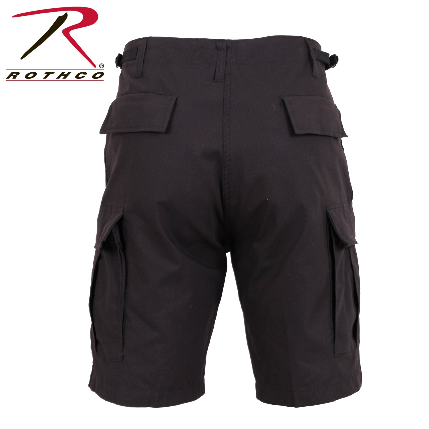 Rothco Rip-Stop BDU Shorts Black Size M – Durable Tactical Cargo Shorts for Outdoor and Professional Use