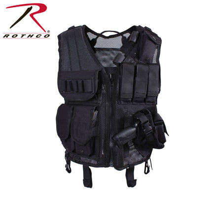 Rothco Quick Draw Tactical Vest with Pistol and Rifle Magazine Pouches