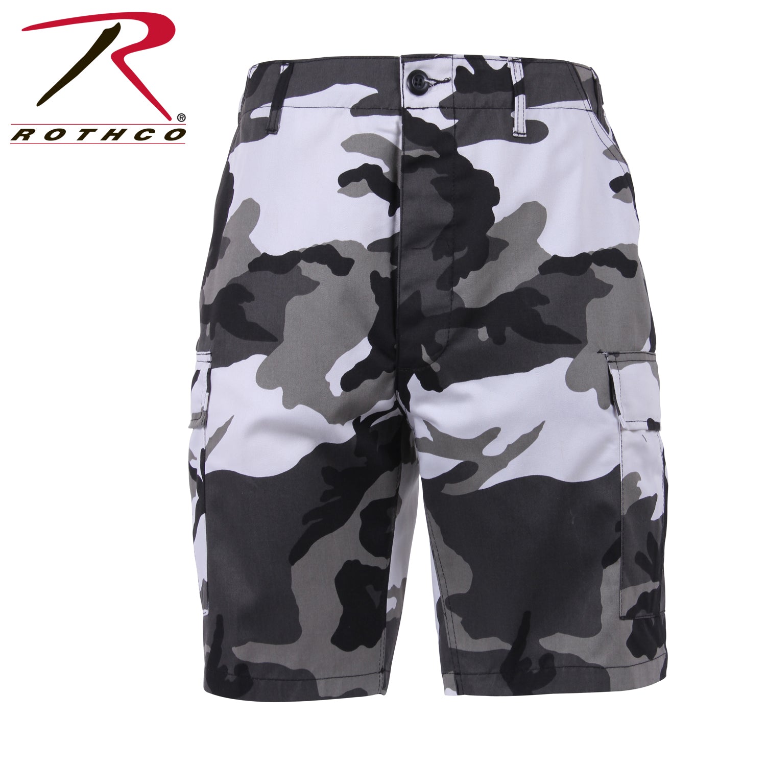Rothco Camo BDU Shorts City Camo Size XL – Tactical Cargo Shorts for Military, Outdoor, and Casual Use