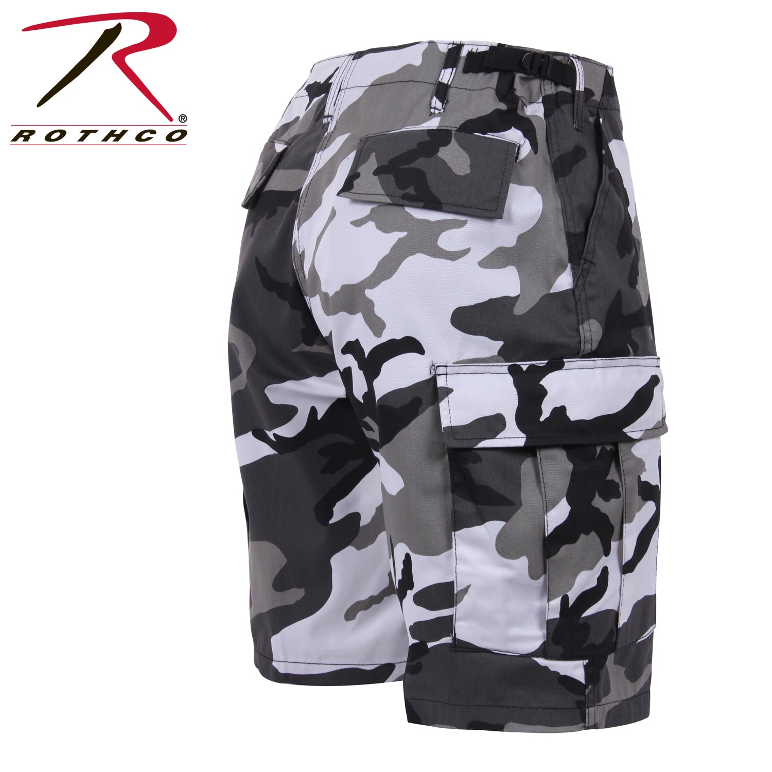 Rothco Camo BDU Shorts City Camo Size XL – Tactical Cargo Shorts for Military, Outdoor, and Casual Use