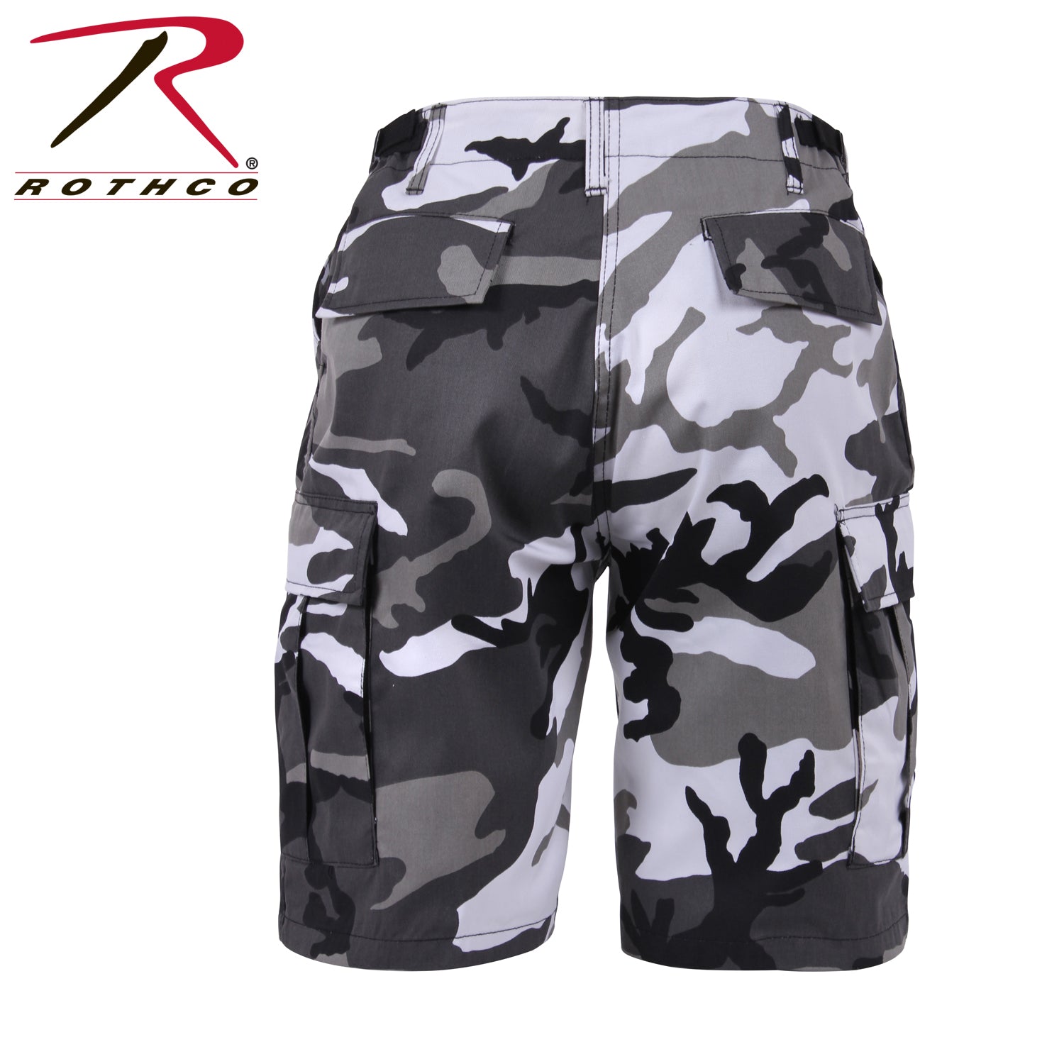 Rothco Camo BDU Shorts City Camo Size XL – Tactical Cargo Shorts for Military, Outdoor, and Casual Use