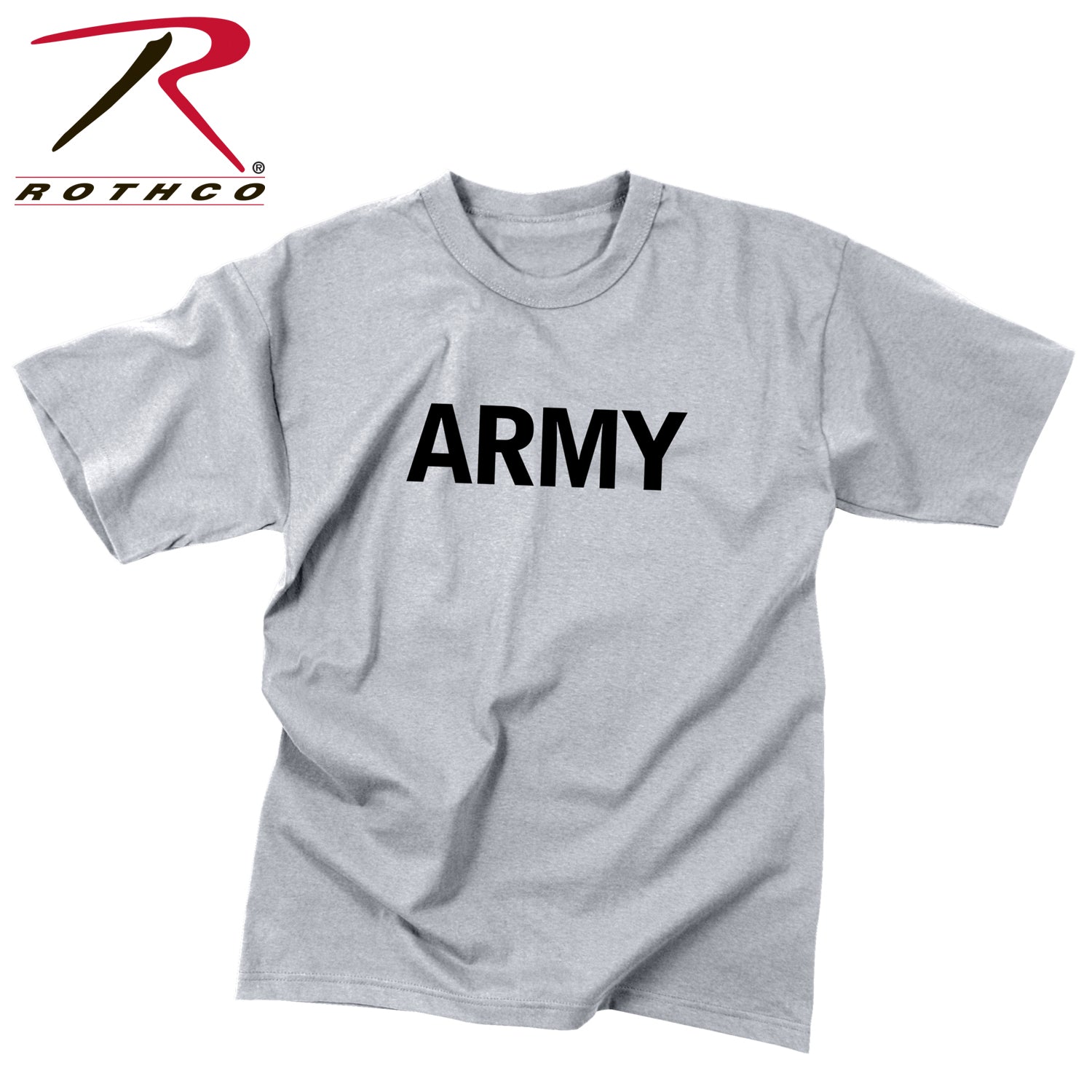 Rothco Kids Army Physical Training T-Shirt Grey Size S