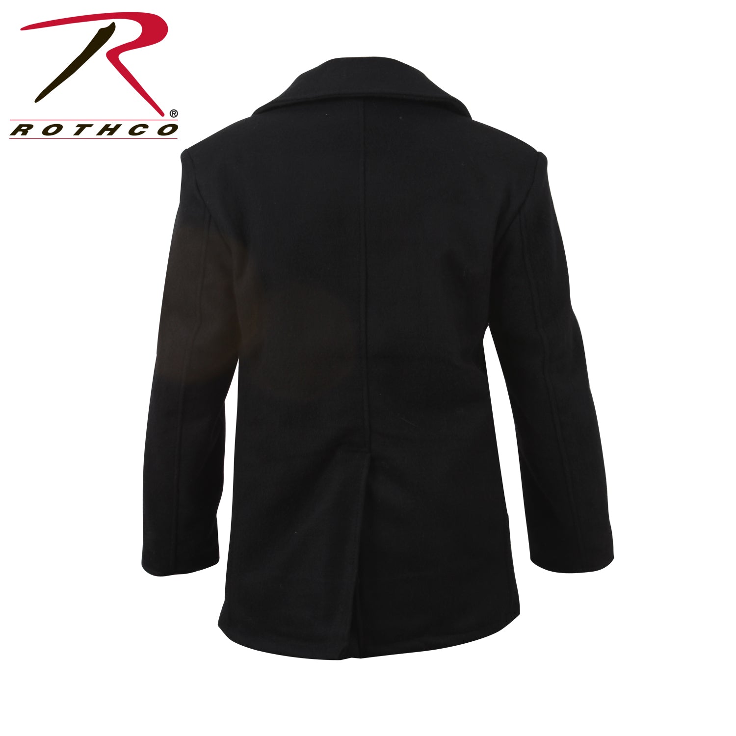 Rothco Wool Pea Coat Black Size XL – Classic US Navy Style for Cold Weather