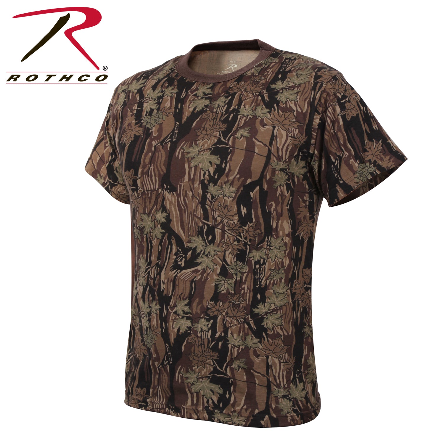 Rothco Smokey Branch Camo T-Shirt Size 2XL – Durable Military-Style Camouflage Tee