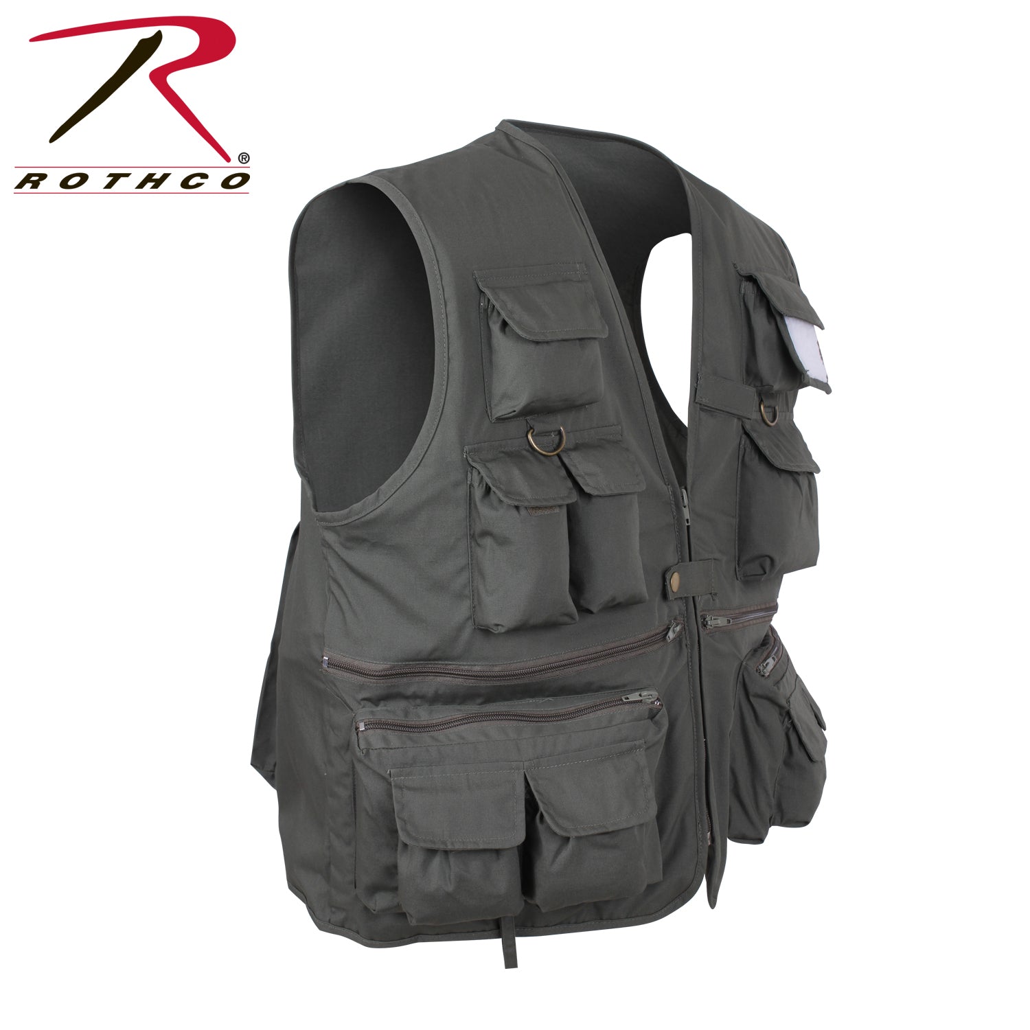 Rothco Uncle Milty Travel Vest Size Large in Olive Drab