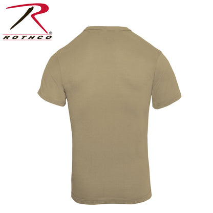 Rothco Solid Color Khaki Short Sleeve Crew Neck T-Shirt – 2XL