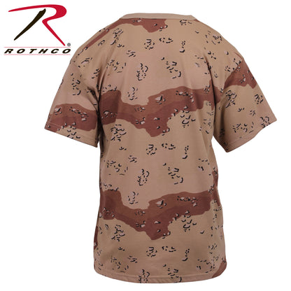 Rothco 6-Color Desert Camo T-Shirt Size Large – Durable Military-Style Camouflage Tee