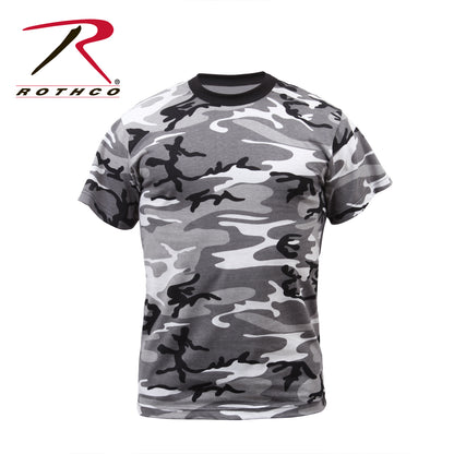 Rothco City Camo T-Shirt Size 2XL - Durable Military-Style Camouflage Tee