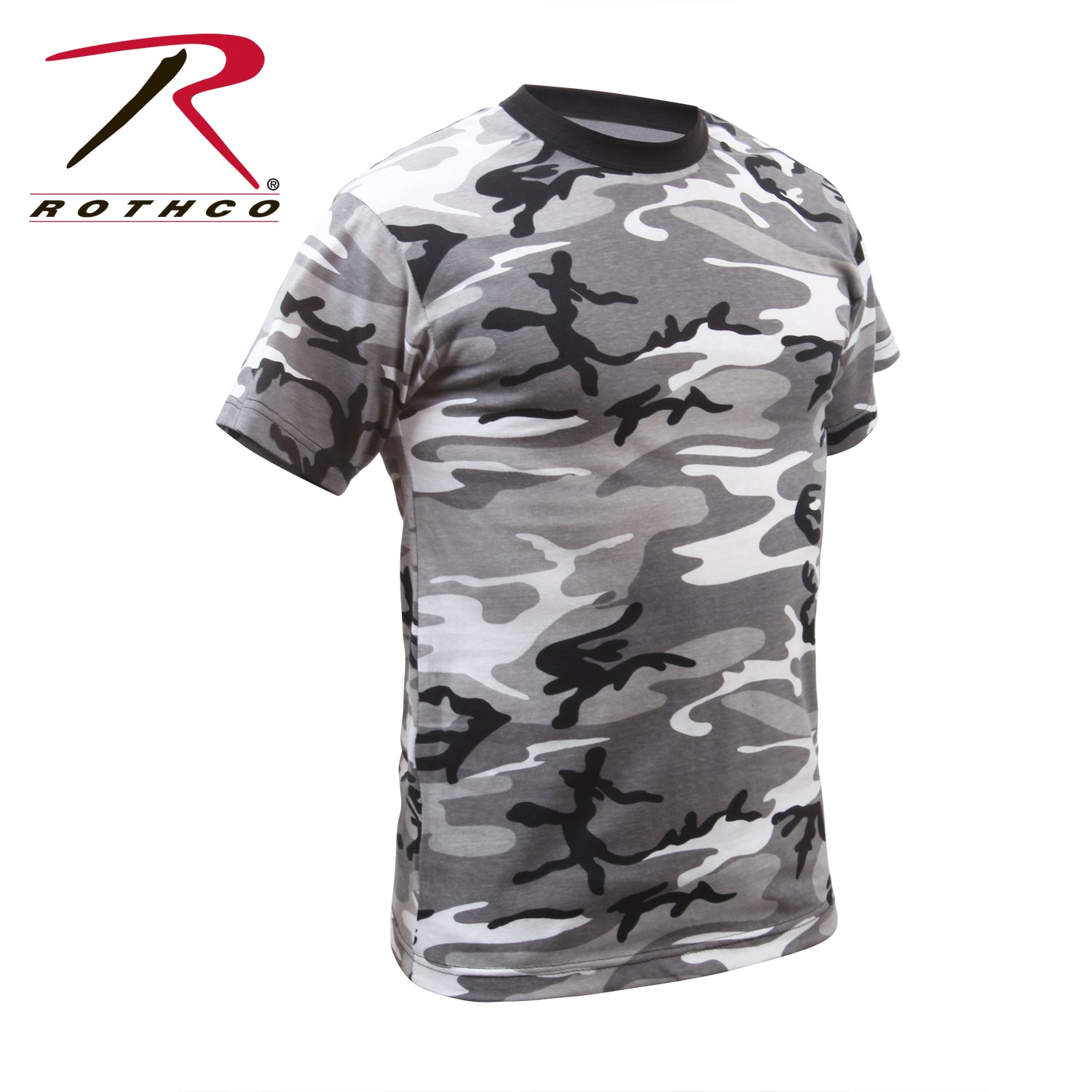 Rothco City Camo T-Shirt Size 2XL - Durable Military-Style Camouflage Tee