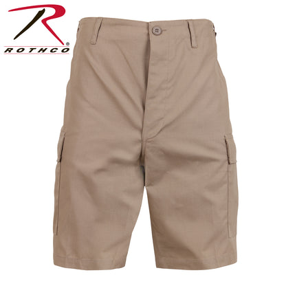 Rothco Rip-Stop BDU Shorts Khaki Size XL - Durable Tactical Cargo Shorts for Outdoor and Professional Use