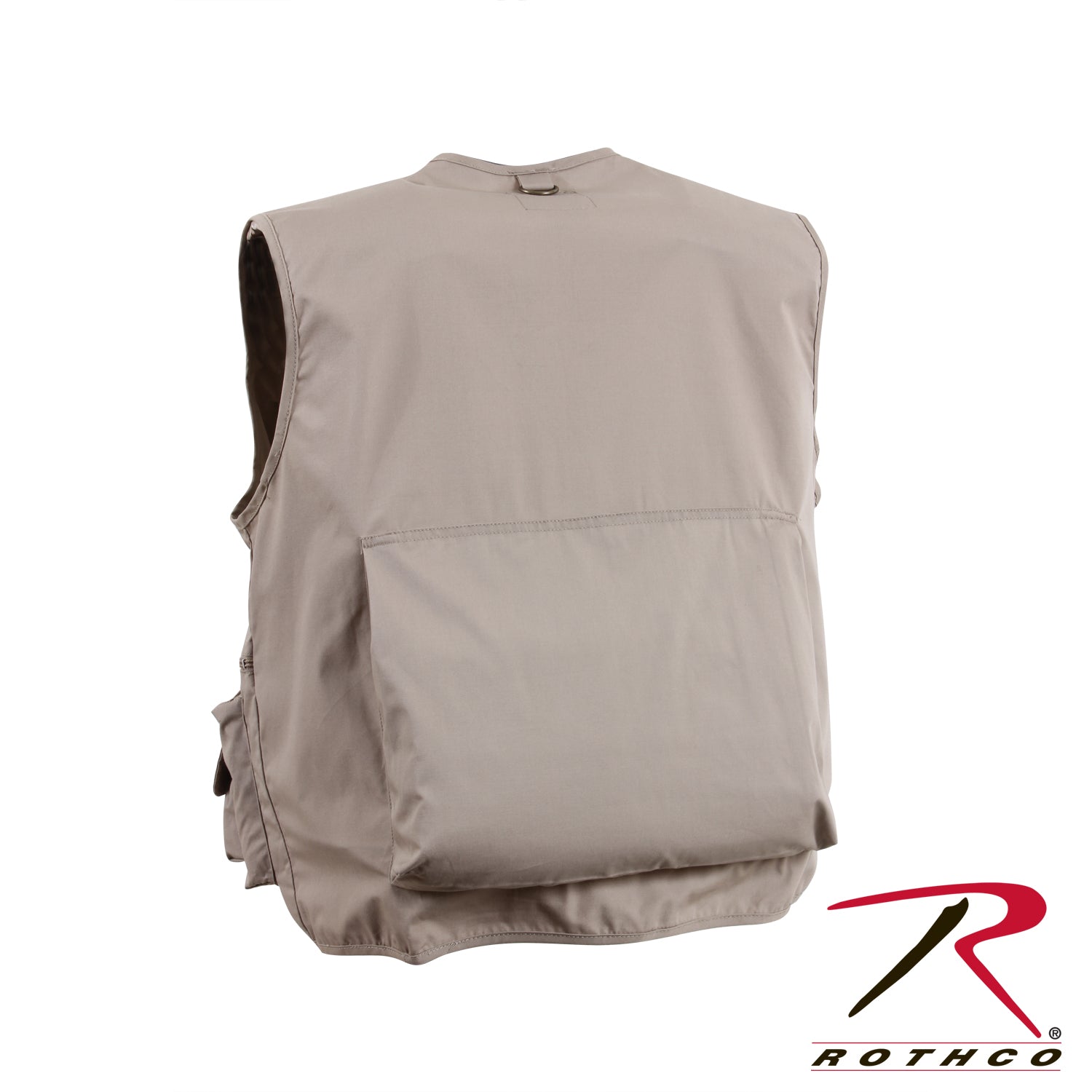 Rothco Uncle Milty Travel Vest in Khaki, Size Large – Durable Utility Vest for Outdoor Activities