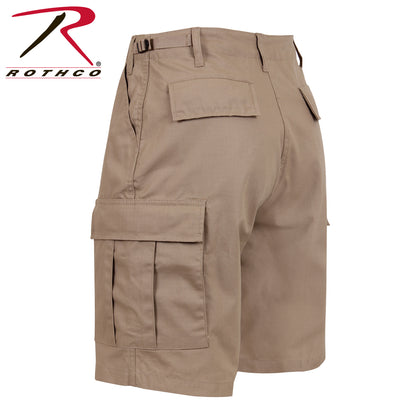 Rothco Rip-Stop BDU Shorts Khaki Size XL - Durable Tactical Cargo Shorts for Outdoor and Professional Use
