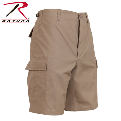 Rothco Rip-Stop BDU Shorts Khaki Size 2XL - Durable Tactical Cargo Shorts for Outdoor and Work Use