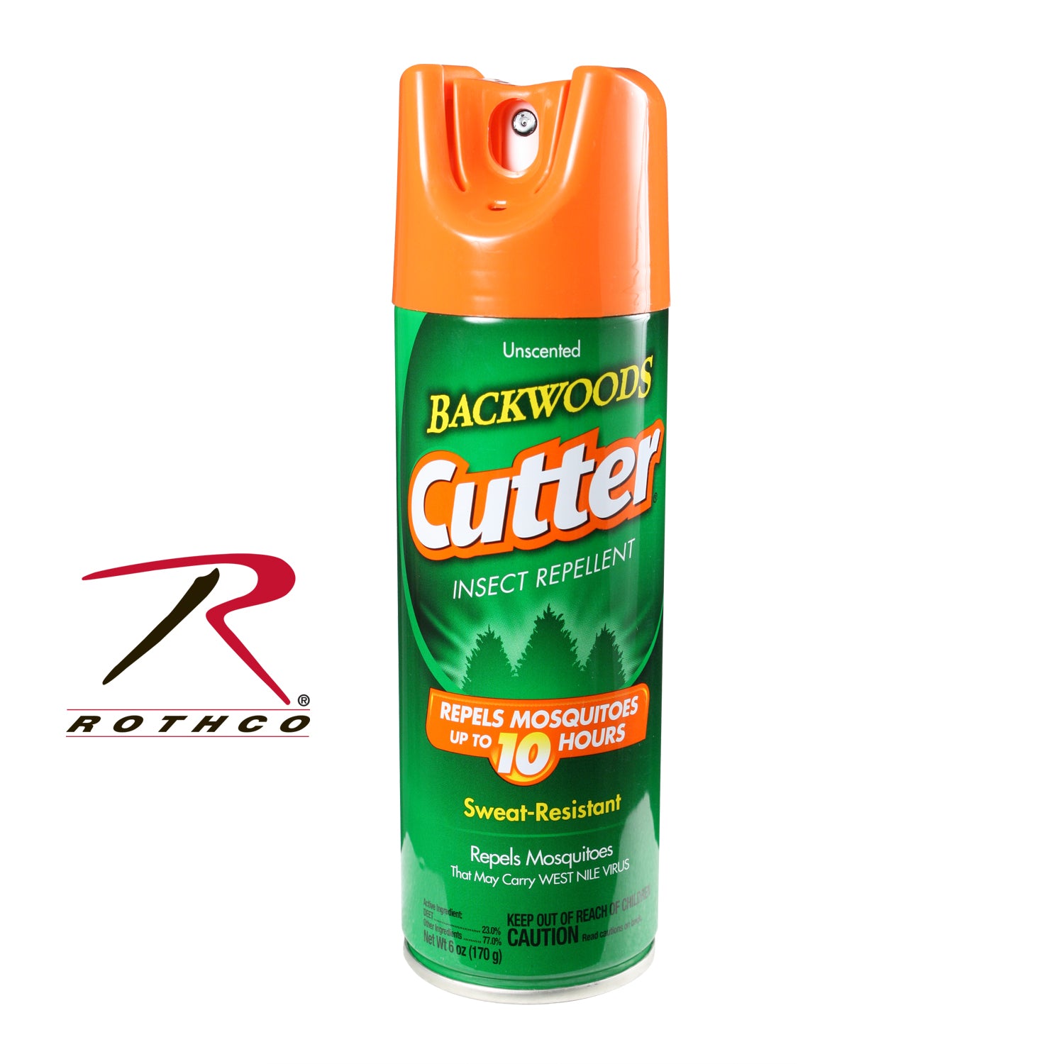 Cutter Unscented Backwoods Insect Repellent Part #7722 - Water-Resistant Bug Spray for Long-Lasting Protection