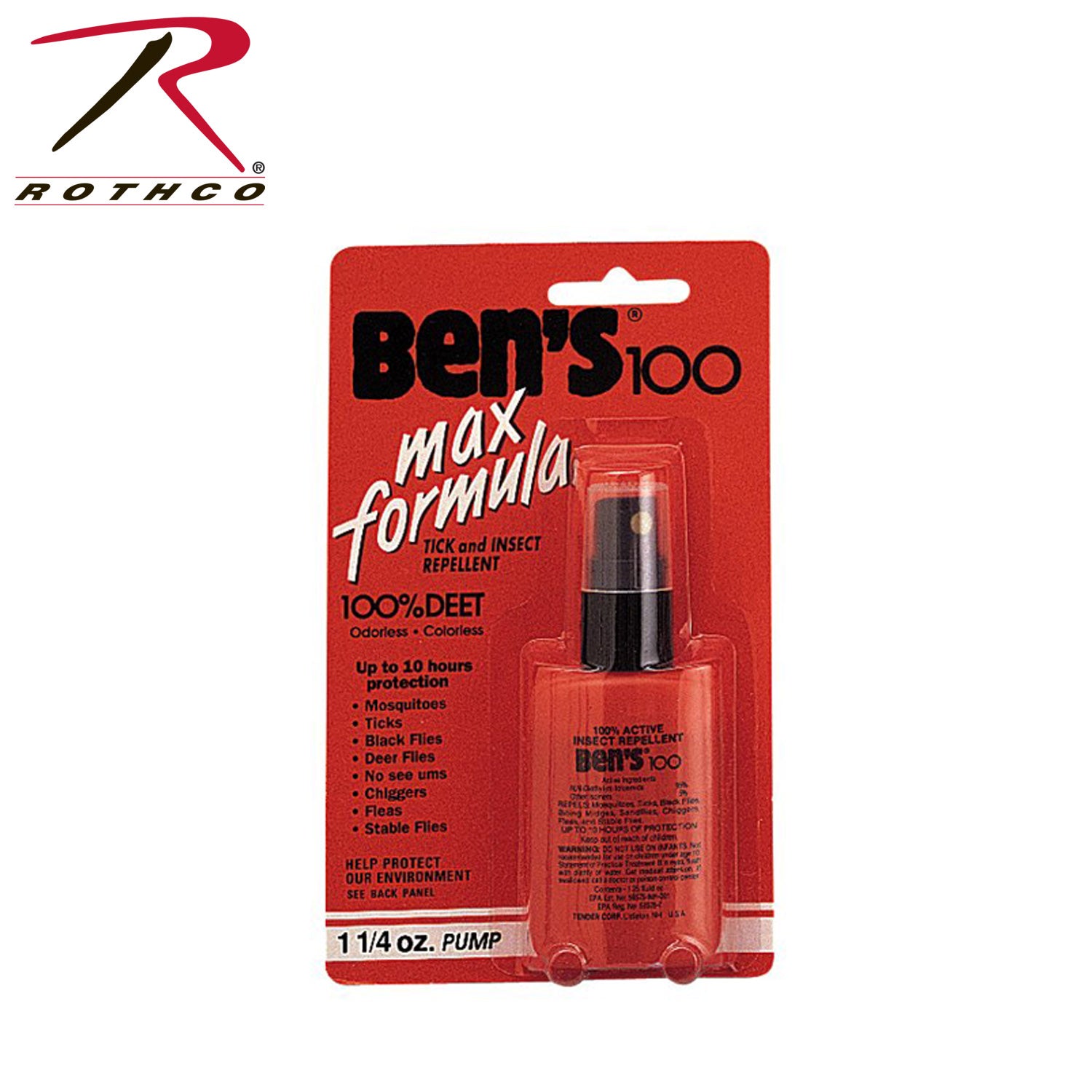 Ben's 100 Max DEET Insect Repellent Spray - 1.25 oz