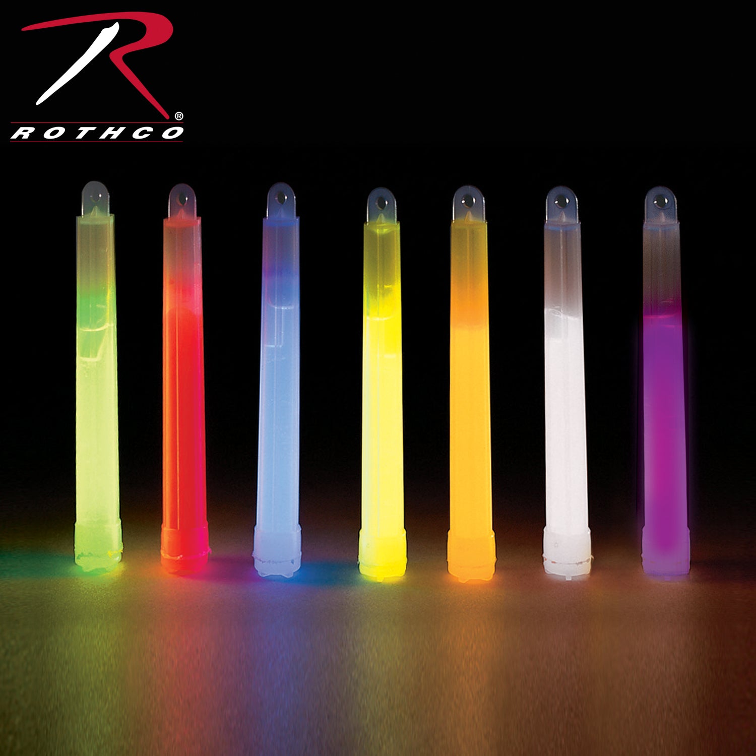 Rothco Glow In The Dark Chemical Lightsticks - Purple, Part Number 725