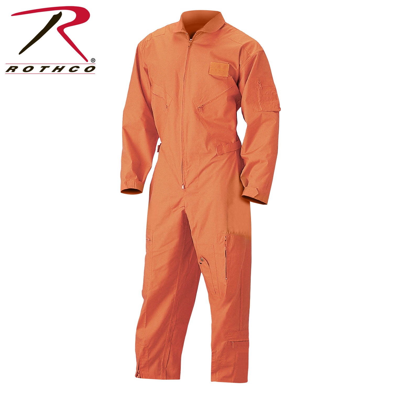 Rothco Orange Flightsuit Size 2XL – Military Style Flight Suit with Multiple Storage Pockets