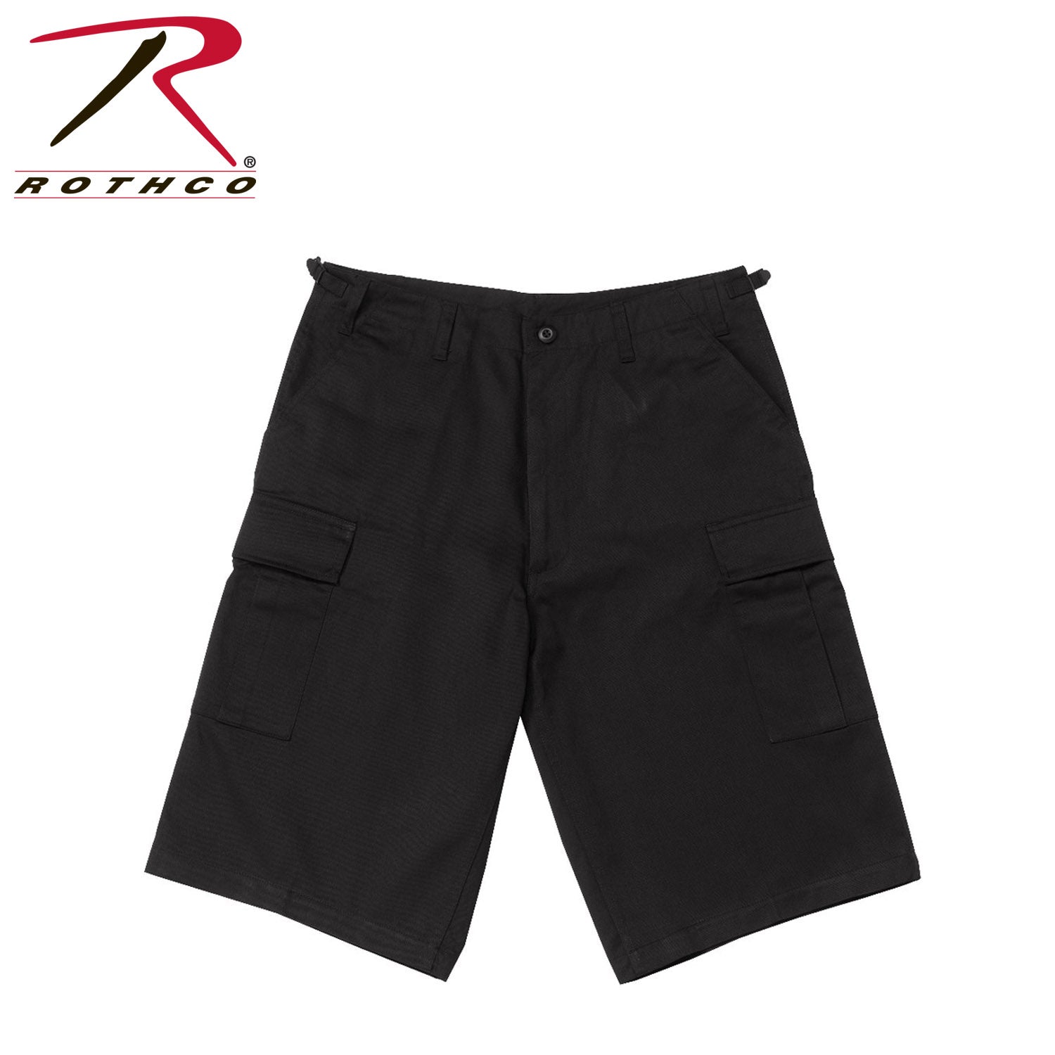 Rothco Long Length BDU Shorts Black Size XL – Tactical Cargo Shorts with 13.5 Inch Inseam