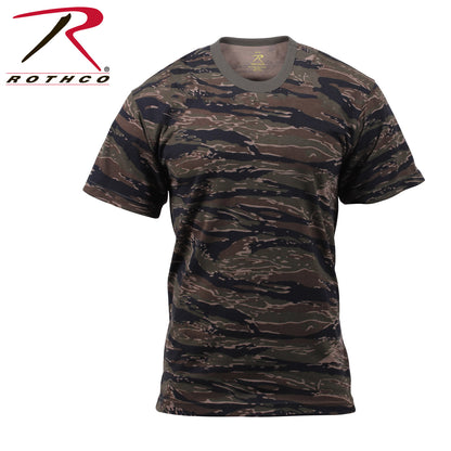 Rothco Camo T-Shirt Tiger Stripe Camo Size Small – Durable Military-Style Comfort for Outdoor & Active Use