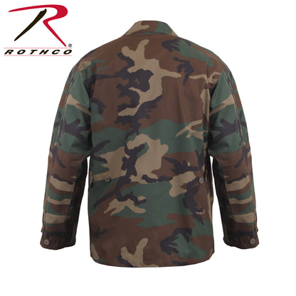 Rothco Twill BDU Shirt in Woodland Camo Size Large - Military-Style Tactical Uniform Shirt
