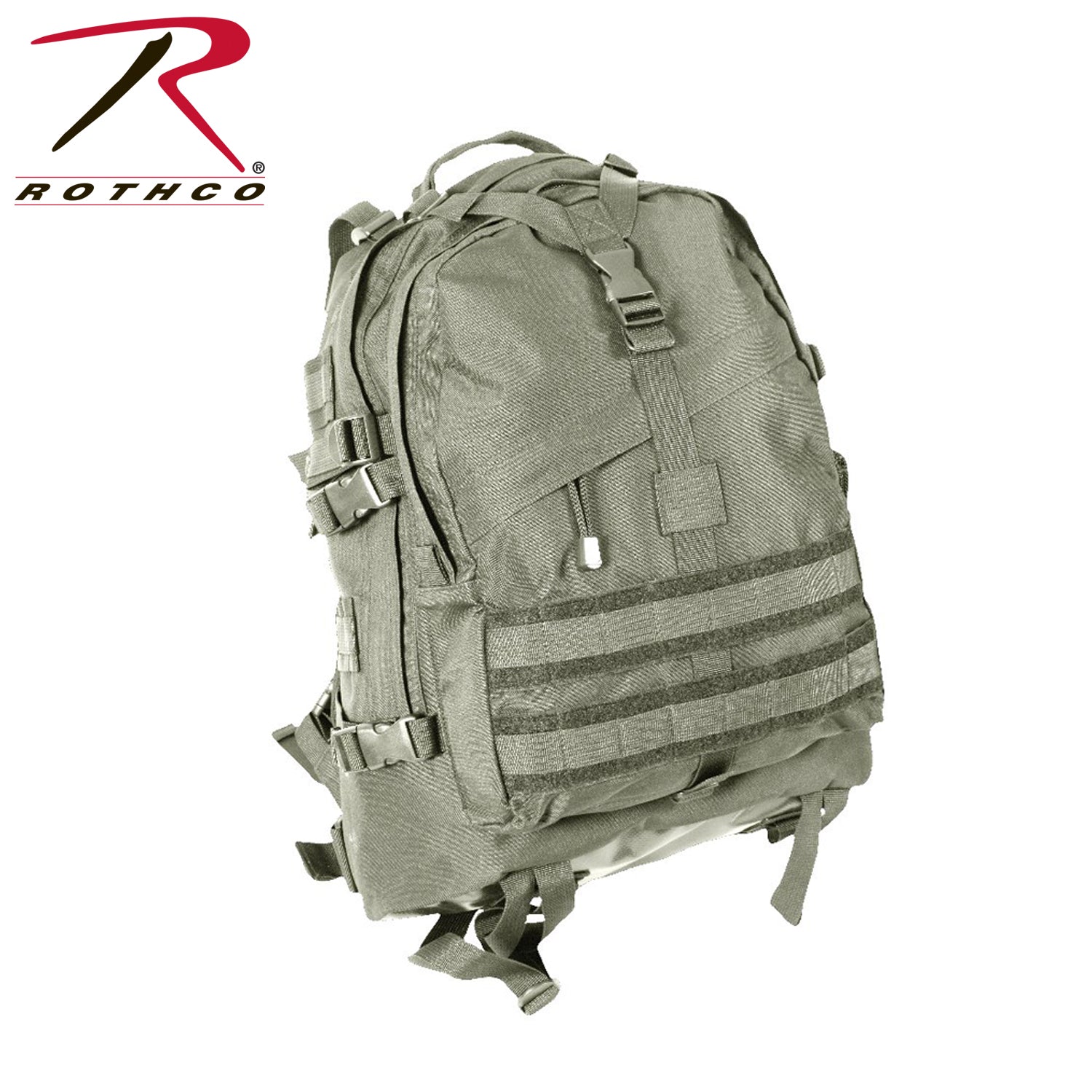 Rothco Large Transport Pack Foliage Green – Tactical MOLLE Backpack with Hydration Compatibility