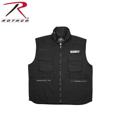 Rothco Security Ranger Vest Size M - Tactical Security Vest with Utility Pockets and Concealed Hood