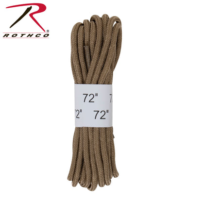 Rothco Desert Tan Boot Laces Size 72 Inches — Durable Replacement Laces for Tactical Boots