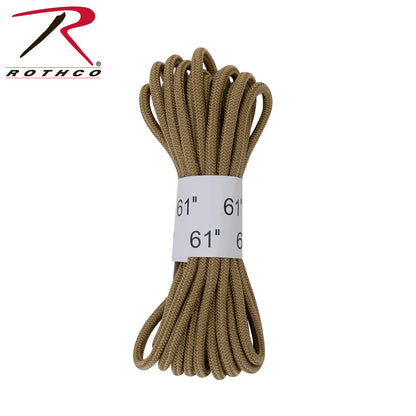 Rothco Desert Tan Boot Laces Size 61 Inches – Durable Tactical Replacement Laces