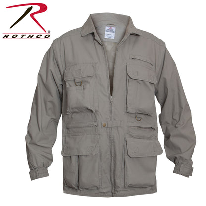 Rothco Convertible Safari Jacket Size XL - Versatile Military-Style Travel and Outdoor Jacket