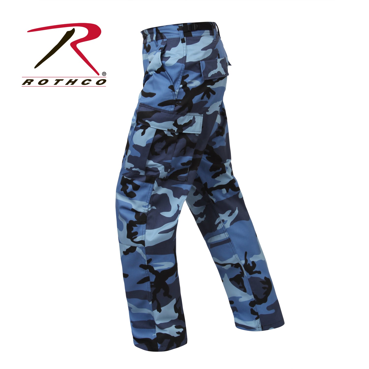 Rothco Color Camo Tactical BDU Pants Sky Blue Camo Size M
