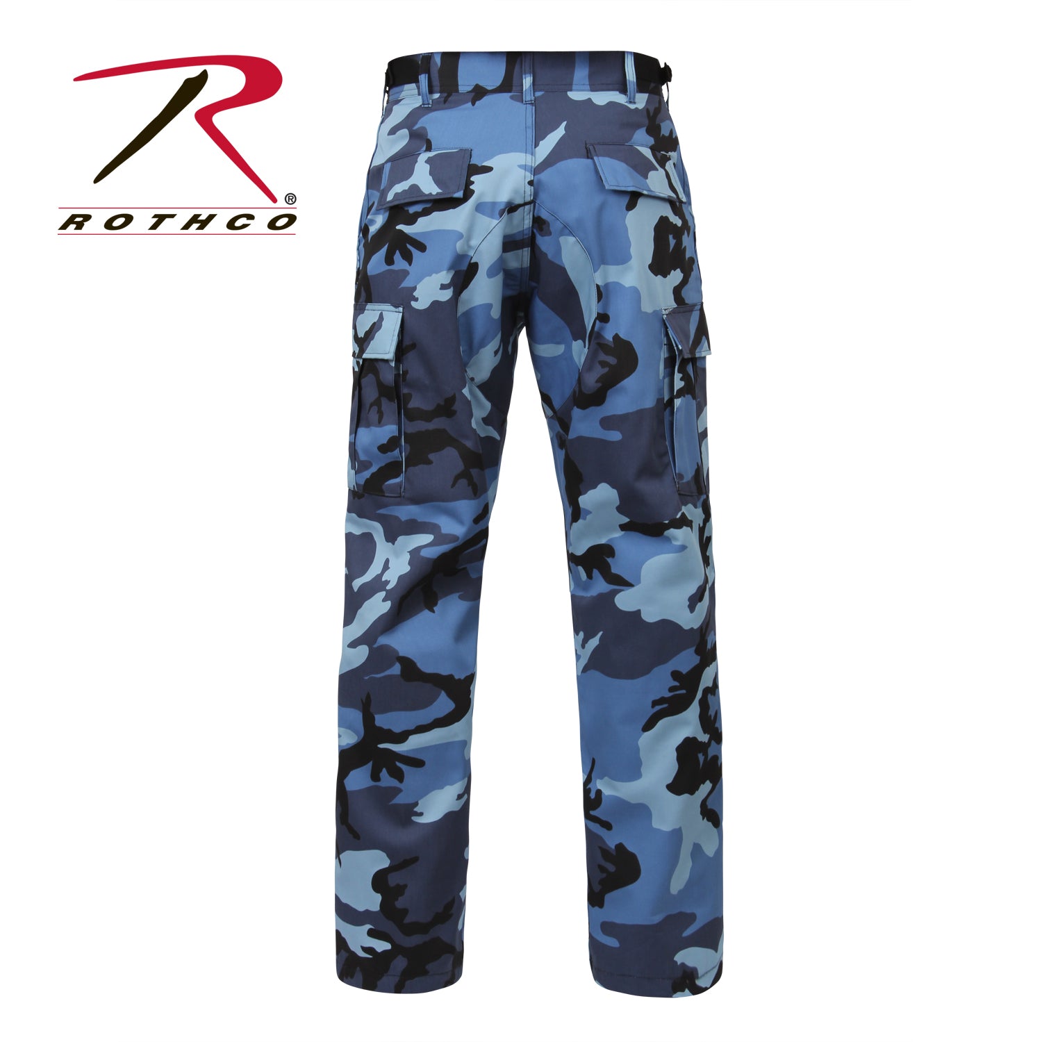 Rothco Color Camo Tactical BDU Pants Sky Blue Camo Size Large