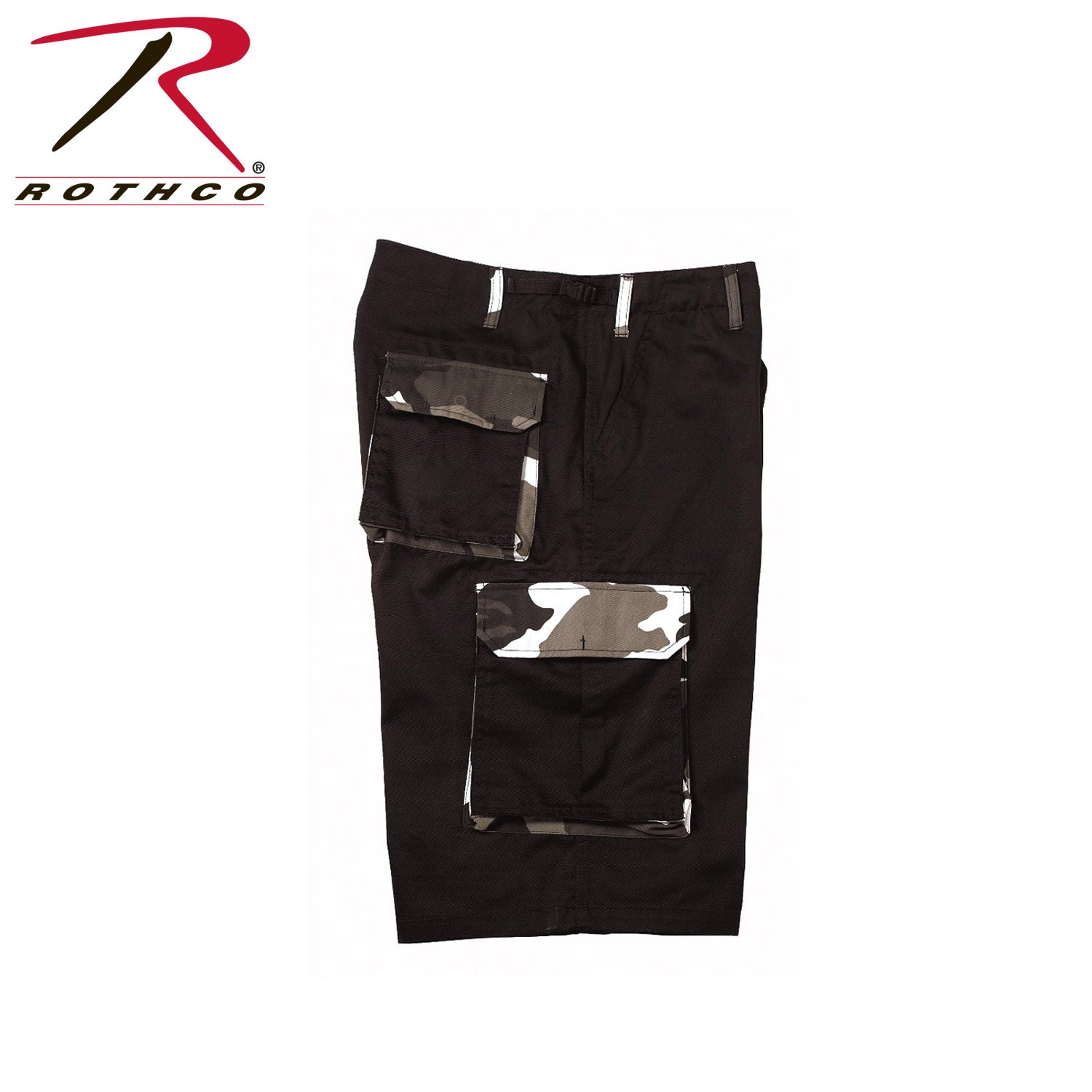 Rothco Camo Accent Shorts Size Small - Durable Cargo Shorts with Camouflage Trim