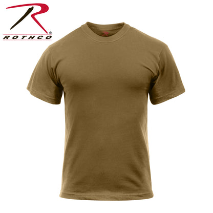 Rothco Solid Color 100% Cotton T-Shirt Brown Size 3XL