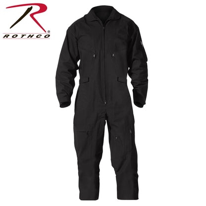 Rothco Black Flightsuit Size 3XL with Multiple Utility Pockets and Adjustable Fit