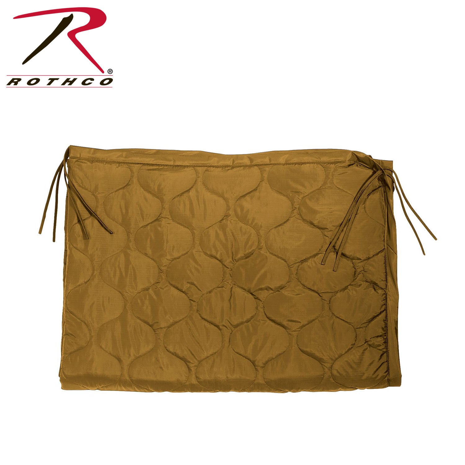 Rothco G.I. Type Poncho Liner Coyote Brown - The Woobie, Insulation & Camping Essential