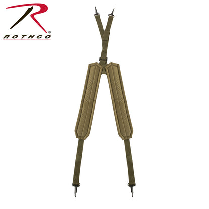 Rothco GI Type Y Style LC-1 Suspenders Olive Drab – Heavy Duty Military Load Bearing Harness
