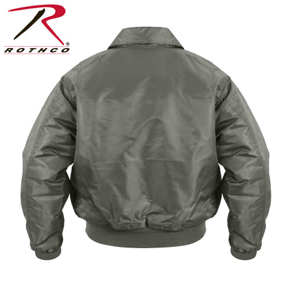Rothco CWU-45P Flight Jacket Sage Green Size Large for Cold Weather Protection