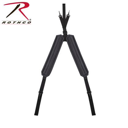 Rothco GI Type Y Style LC-1 Suspenders in Black – Heavy Duty Load Bearing Support