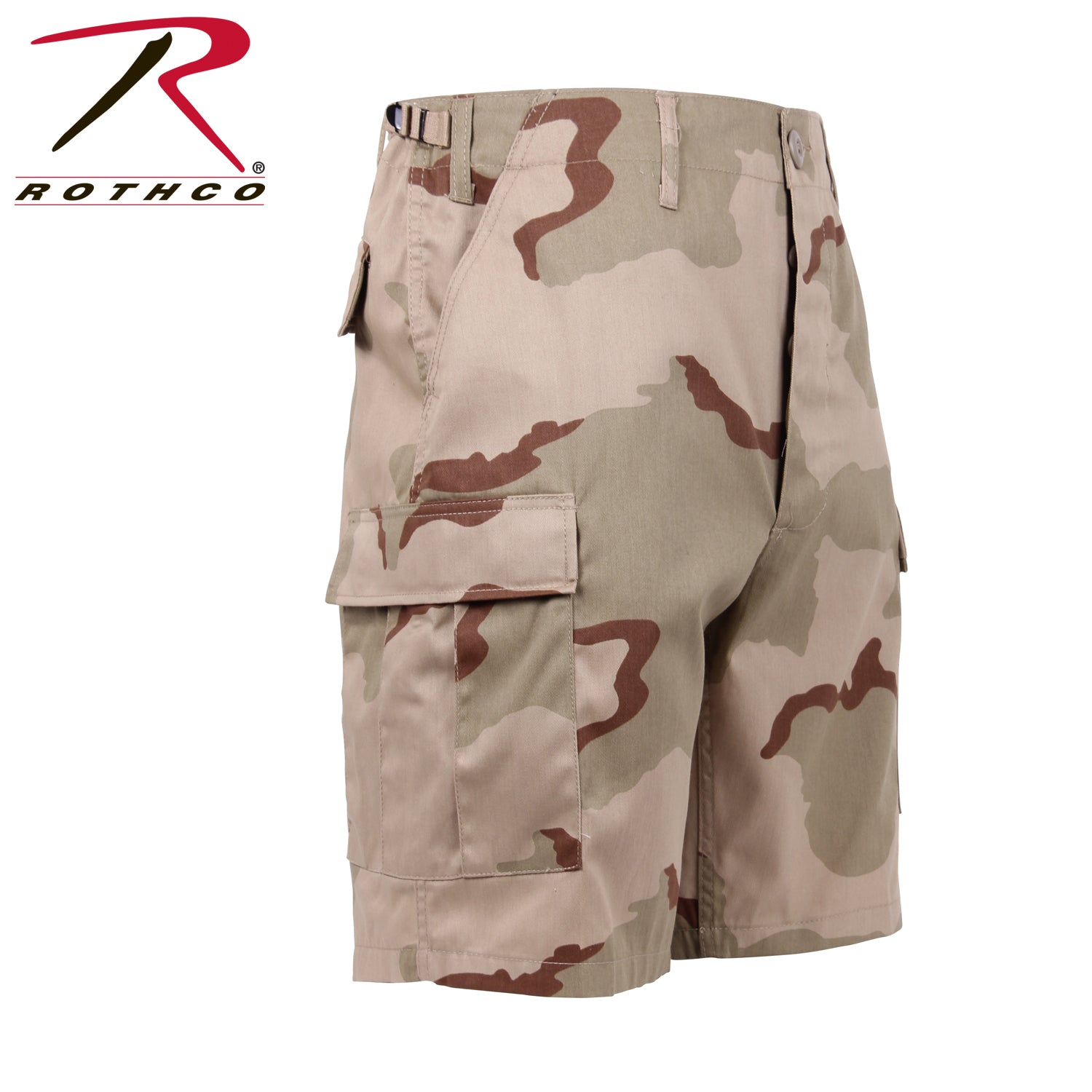 Rothco Camo BDU Shorts Tri-Color Desert Camo Size Large