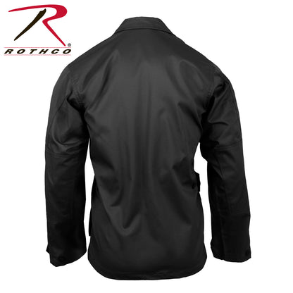 Rothco Twill BDU Shirt in Black, Size Large – Durable Military-Style Long Sleeve Uniform Shirt