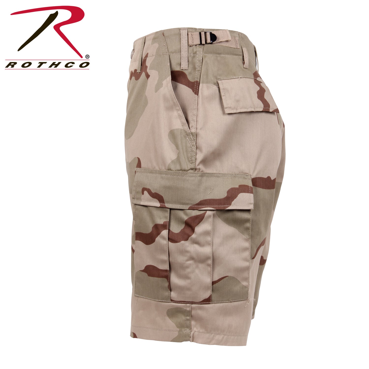 Rothco Camo BDU Shorts Tri-Color Desert Camo Size Large